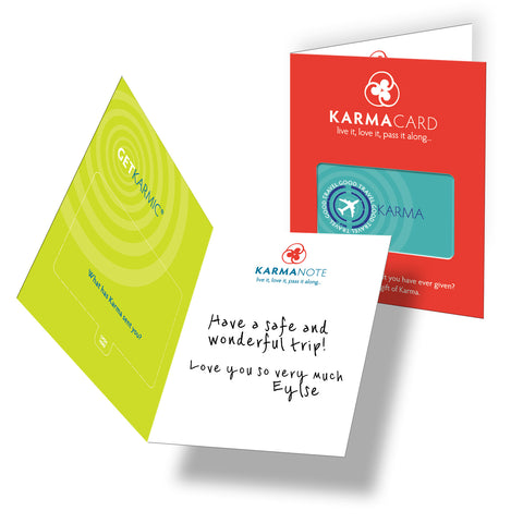 Good Travel Karma II | Greeting Card