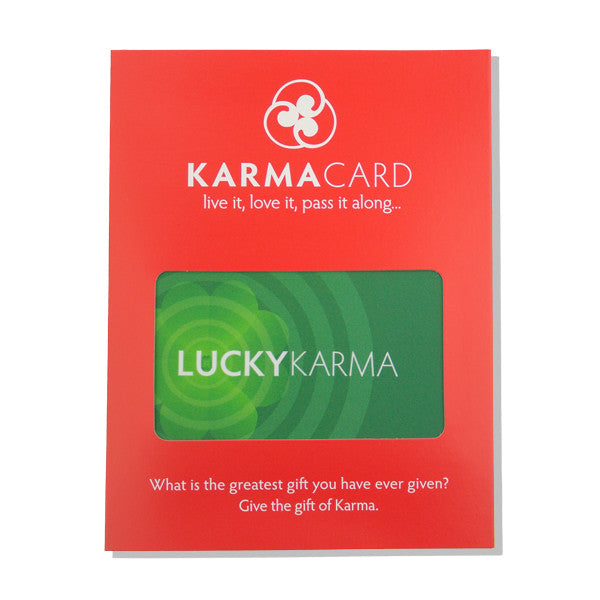 Karma Card Lucky Karma Greeting Card