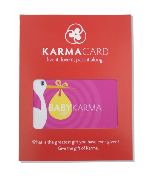 Karma Card Greeting Card Baby Karma Girl